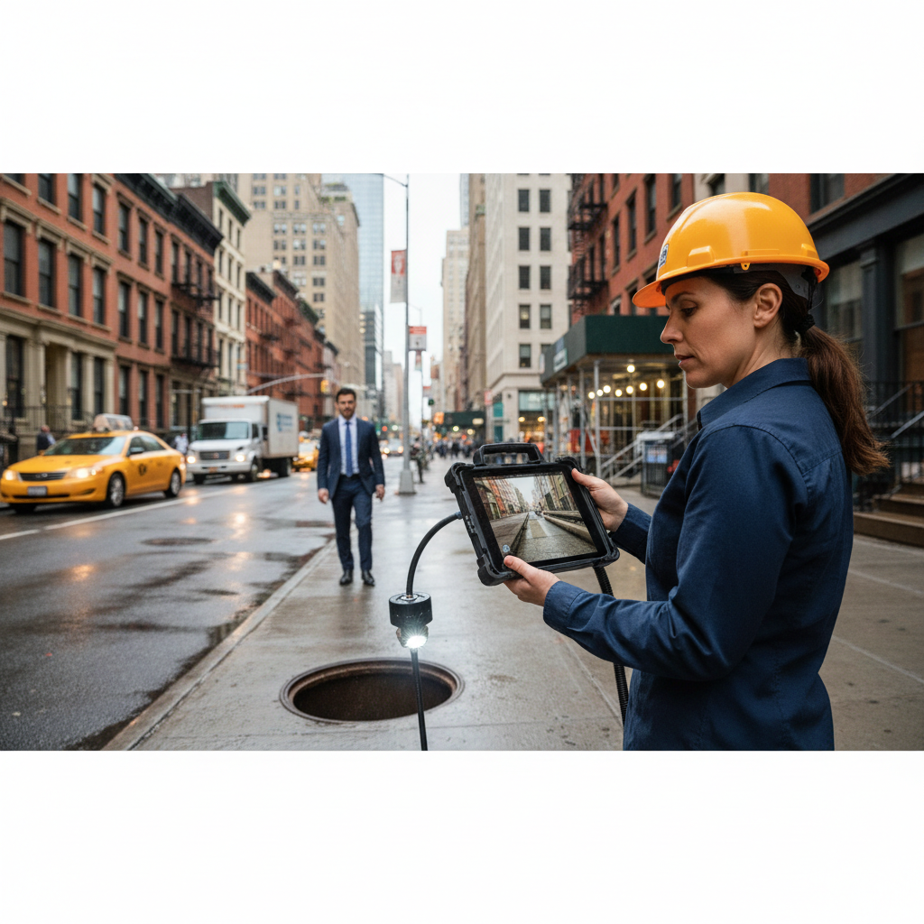 Stop the Guesswork: How Manhattan Property Managers Use Sewer Camera Inspection to Prevent Backups